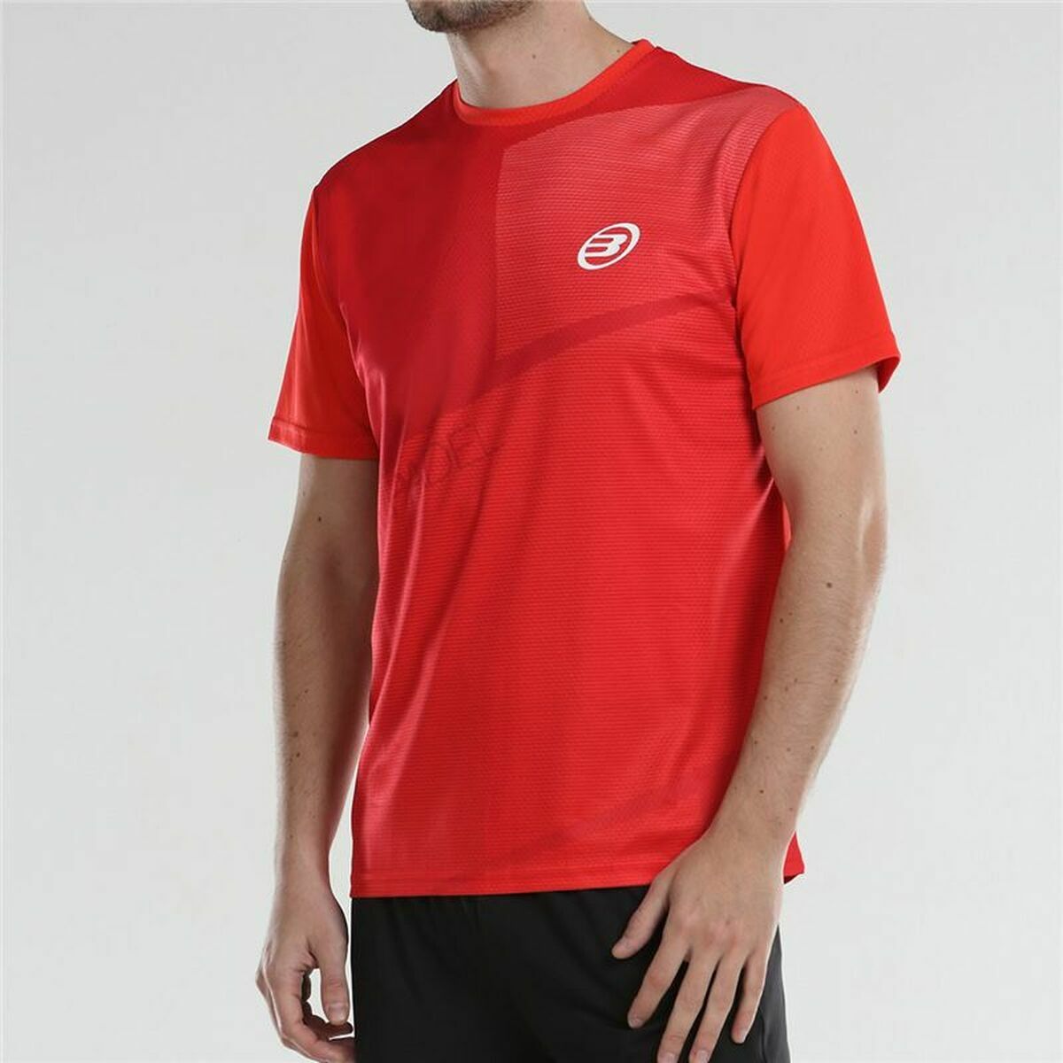 Maglia a Maniche Corte Uomo Bullpadel Afile Rosso