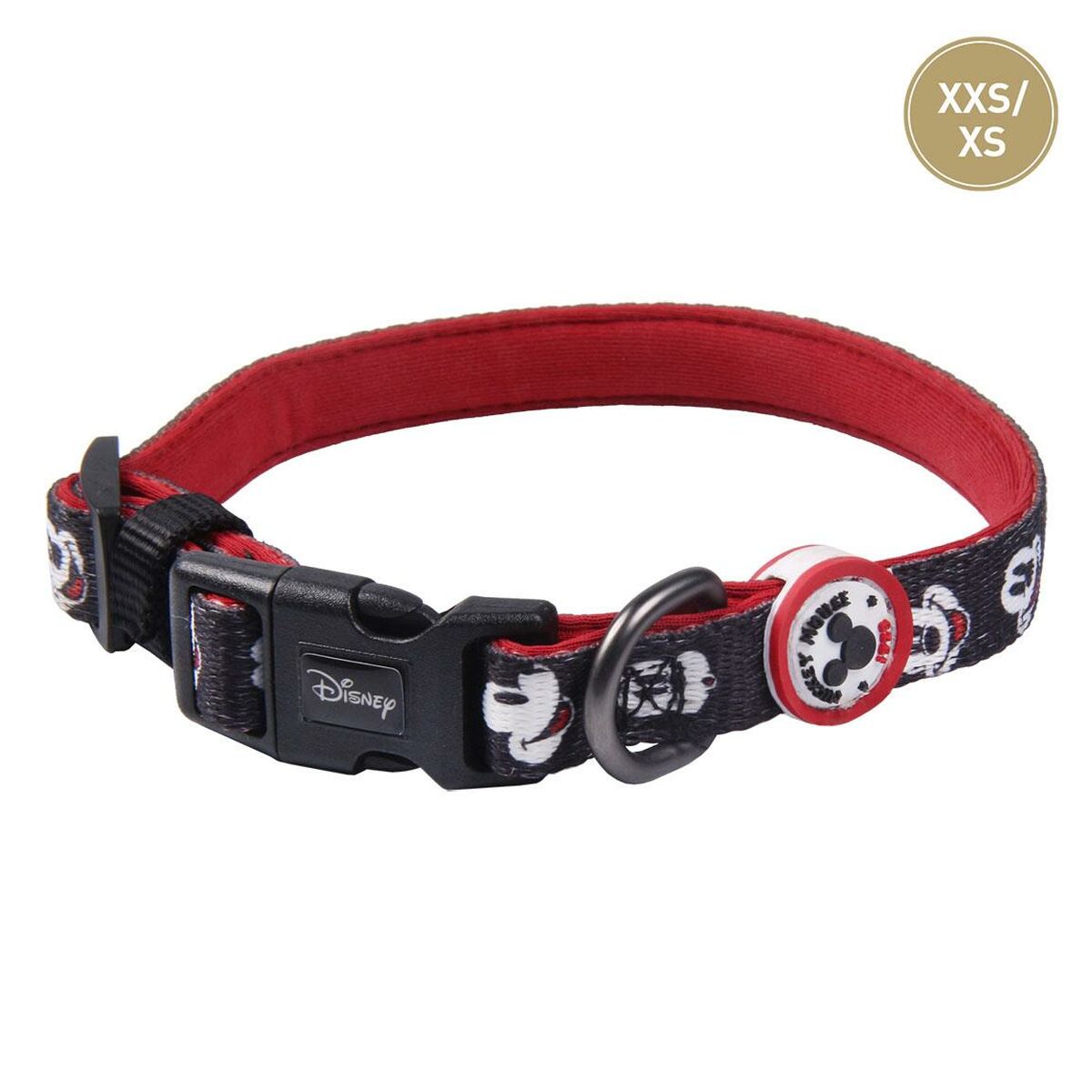 Collare per Cani Mickey Mouse XXS/XS Nero