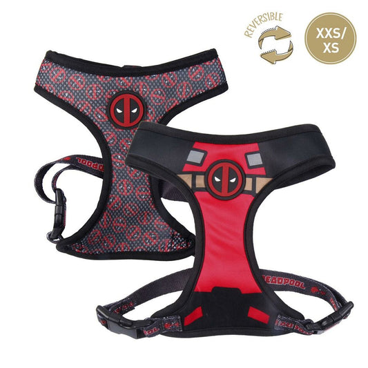 Imbracatura per Cani Deadpool XXS/XS Nero