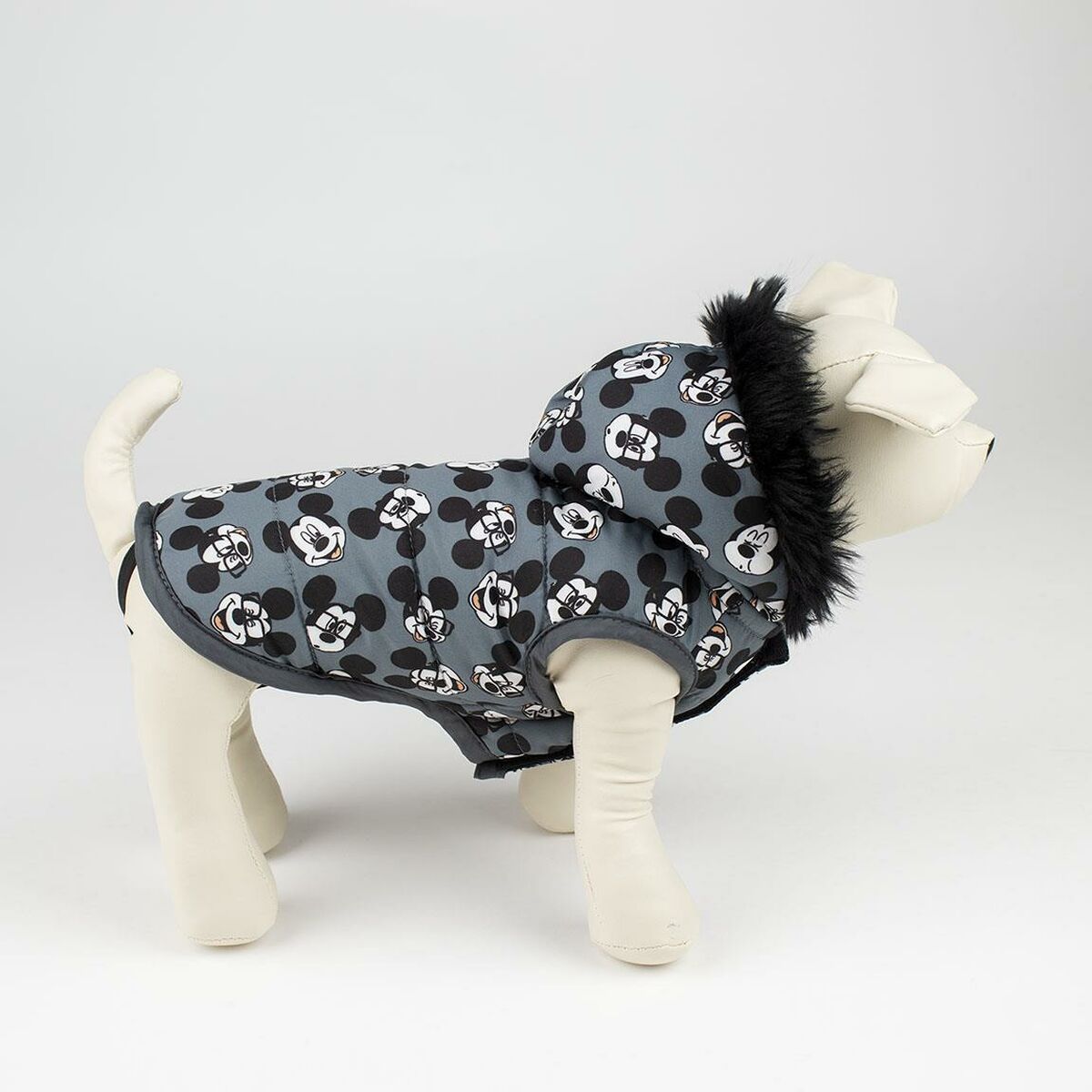 Cappotto per Cani Mickey Mouse Grigio S