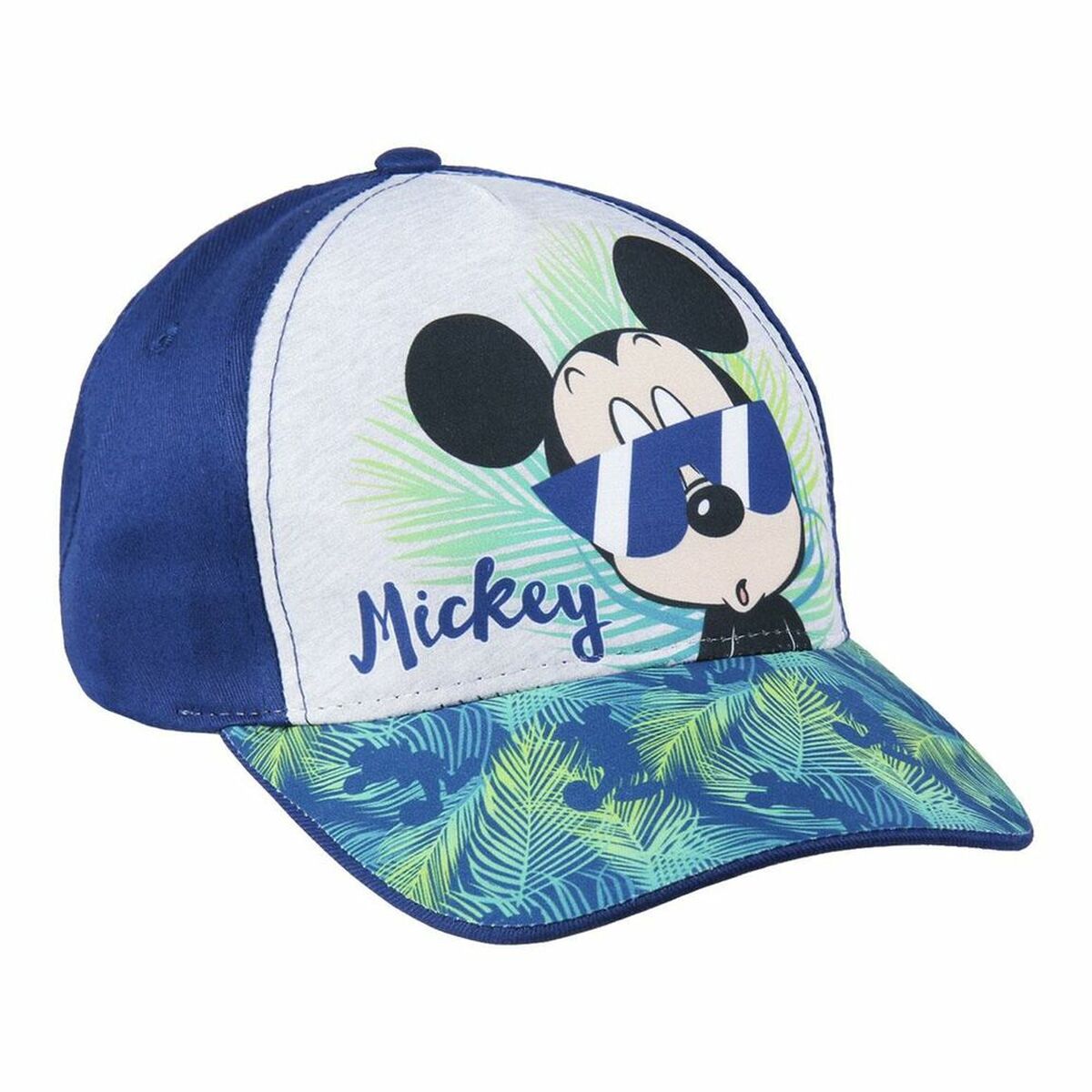 Cappellino per Bambini Mickey Mouse Azzurro (51 cm)