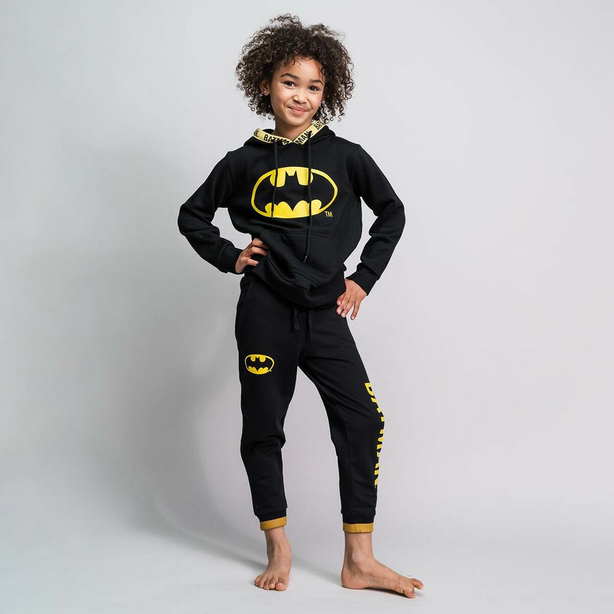 Pantalone di Tuta per Bambini Batman Nero