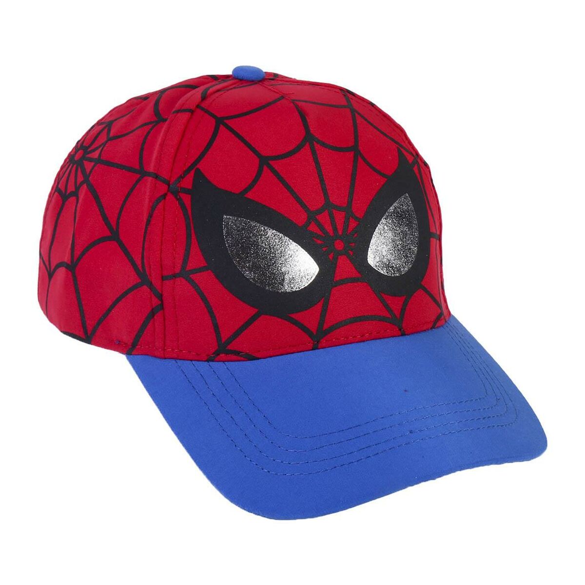 Cappellino per Bambini Spider-Man Azzurro Rosso (53 cm)