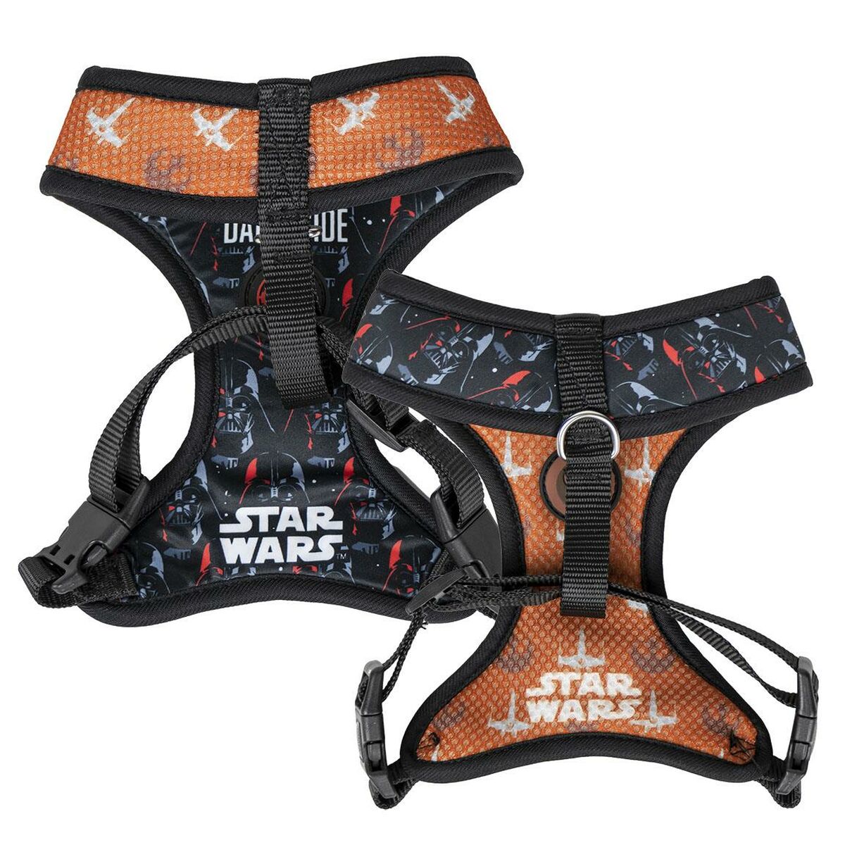 Imbracatura per Cani Star Wars Reversibile Nero XS