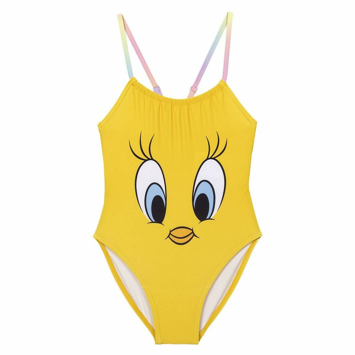 Costume da Bagno Bambina Looney Tunes Giallo