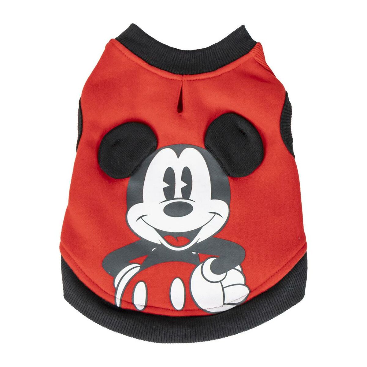 Felpa per Cani Mickey Mouse S Rosso