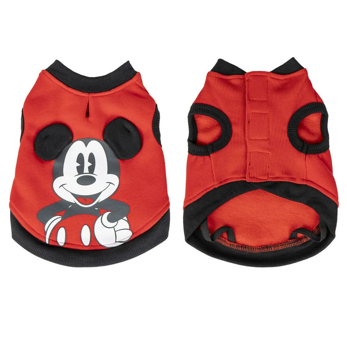 Felpa per Cani Mickey Mouse M Rosso