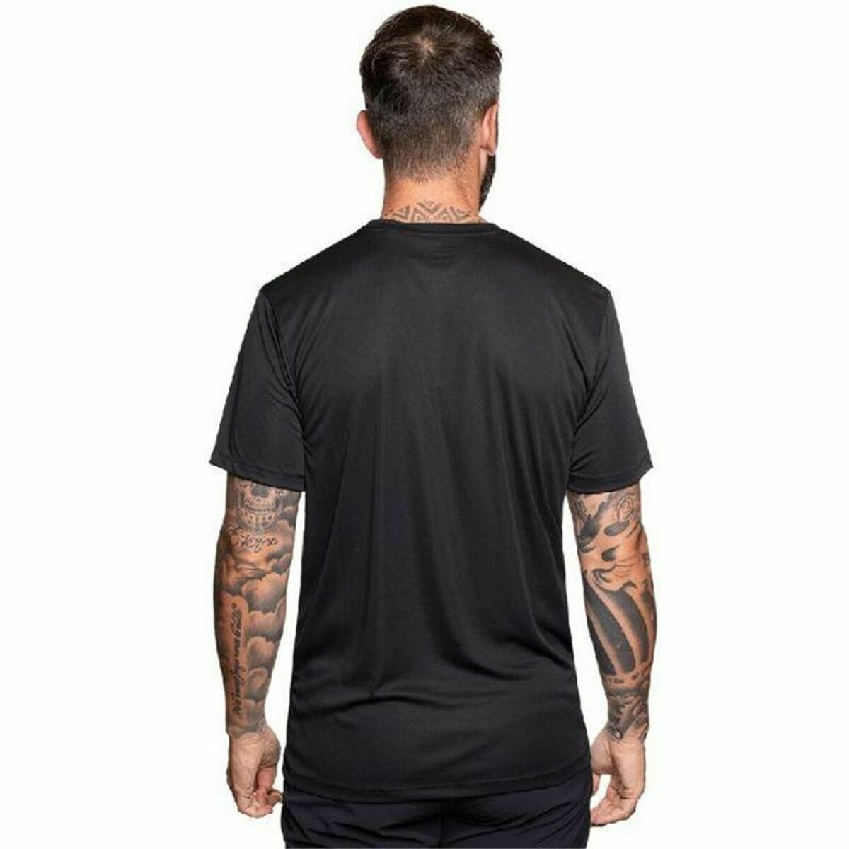 Maglia a Maniche Corte Uomo Trangoworld Cajo Th Nero