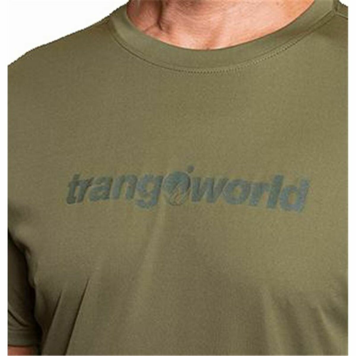 Maglia a Maniche Corte Uomo Trangoworld Cajo Th Verde Oliva