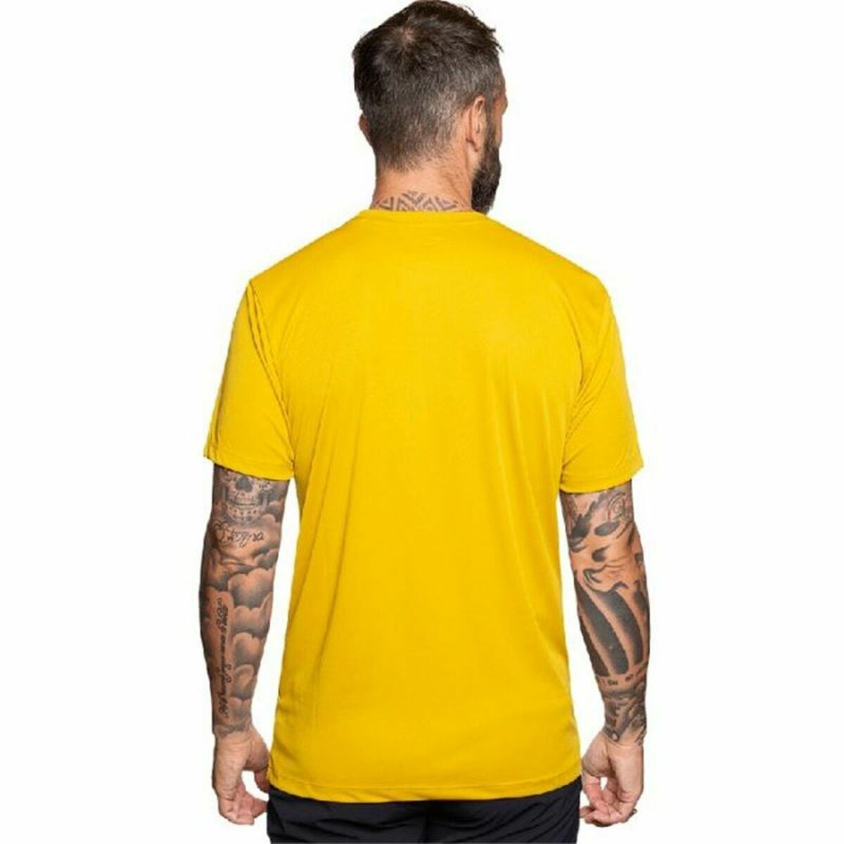 Maglia a Maniche Corte Uomo Trangoworld Cajo Th Giallo