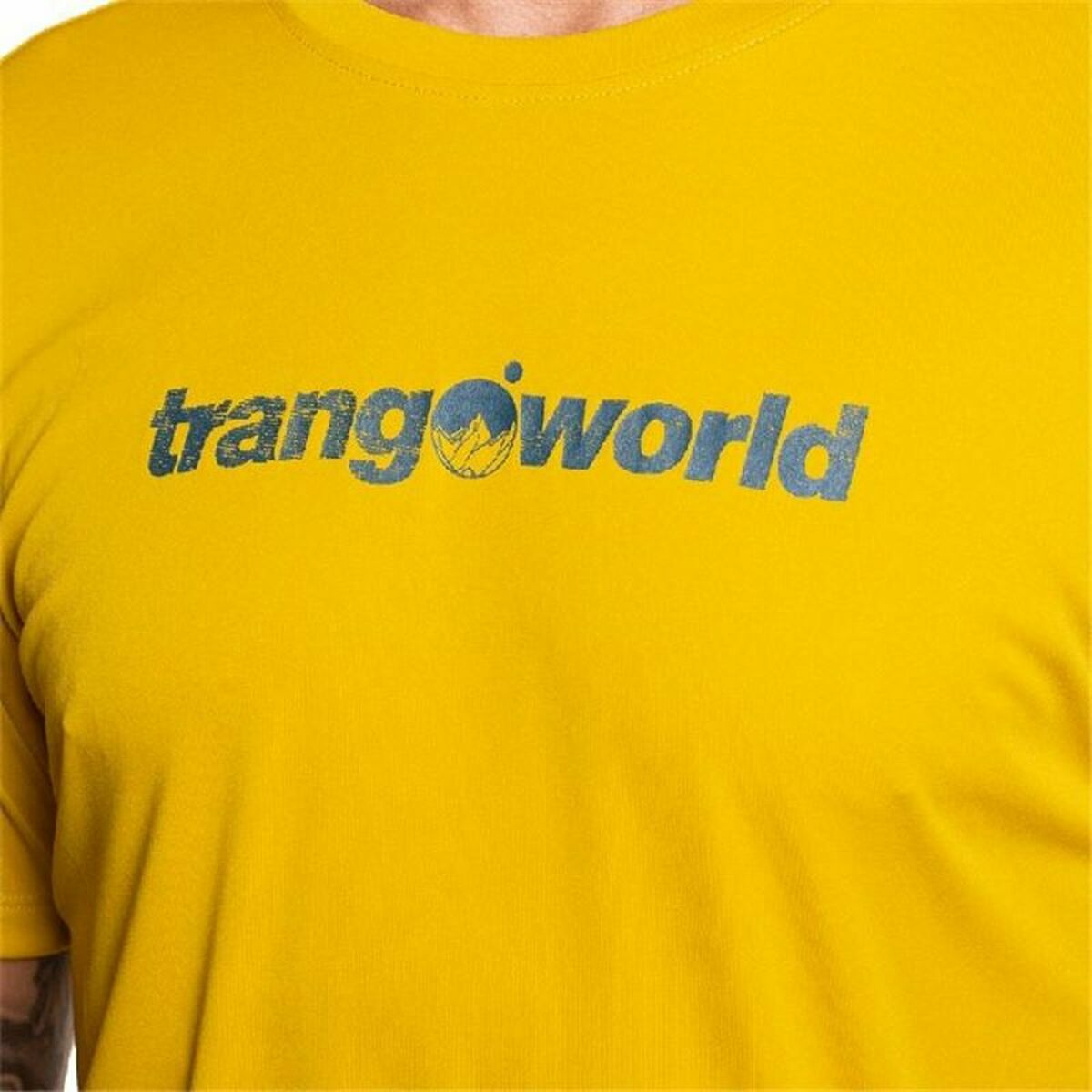 Maglia a Maniche Corte Uomo Trangoworld Cajo Th Giallo