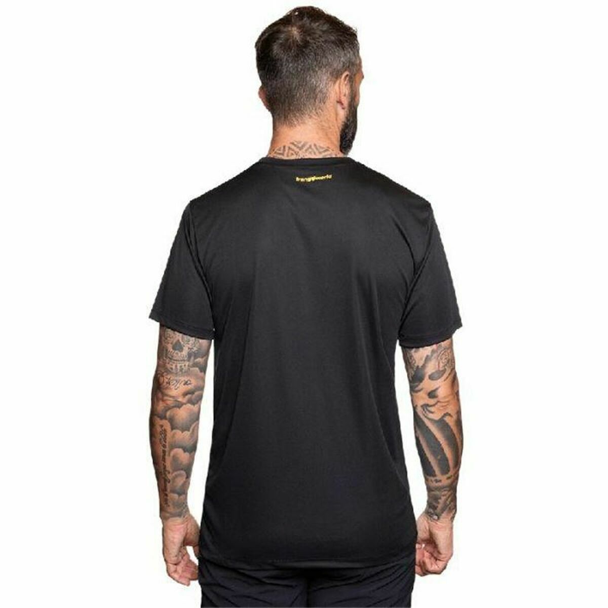 Maglia a Maniche Corte Uomo Trangoworld Loiba Nero