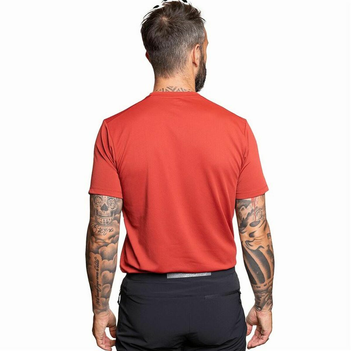 Maglia a Maniche Corte Uomo Trangoworld Ovre Rosso