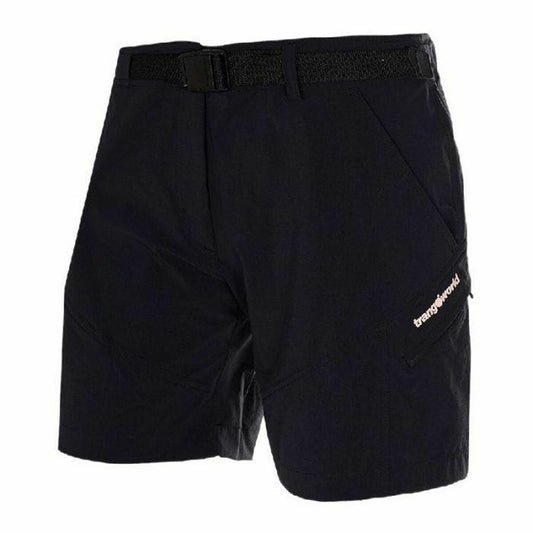 Pantaloncini Sportivi da Donna Trangoworld Yittu Nero