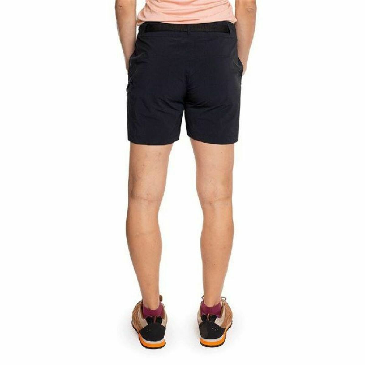 Pantaloncini Sportivi da Donna Trangoworld Yittu Nero