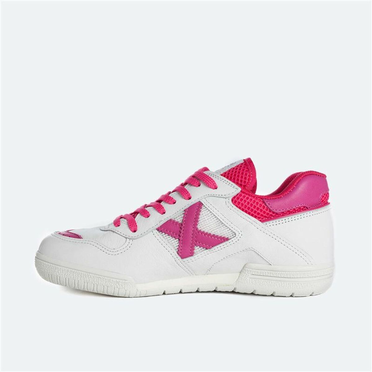 Scarpe da Calcio a 5 per Adulti Munich Continental 942 Rosa Bianco Unisex