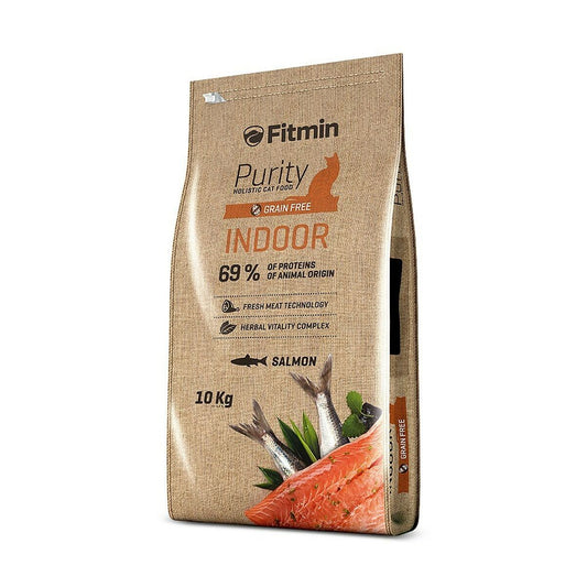 Cibo per gatti Fitmin Purity Indoor Adulto Pesce Baccalà 10 kg