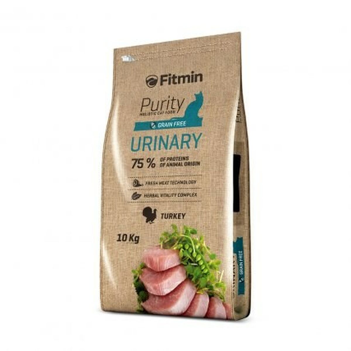 Cibo per gatti Fitmin Purity Urinary Adulto Tacchino 10 kg