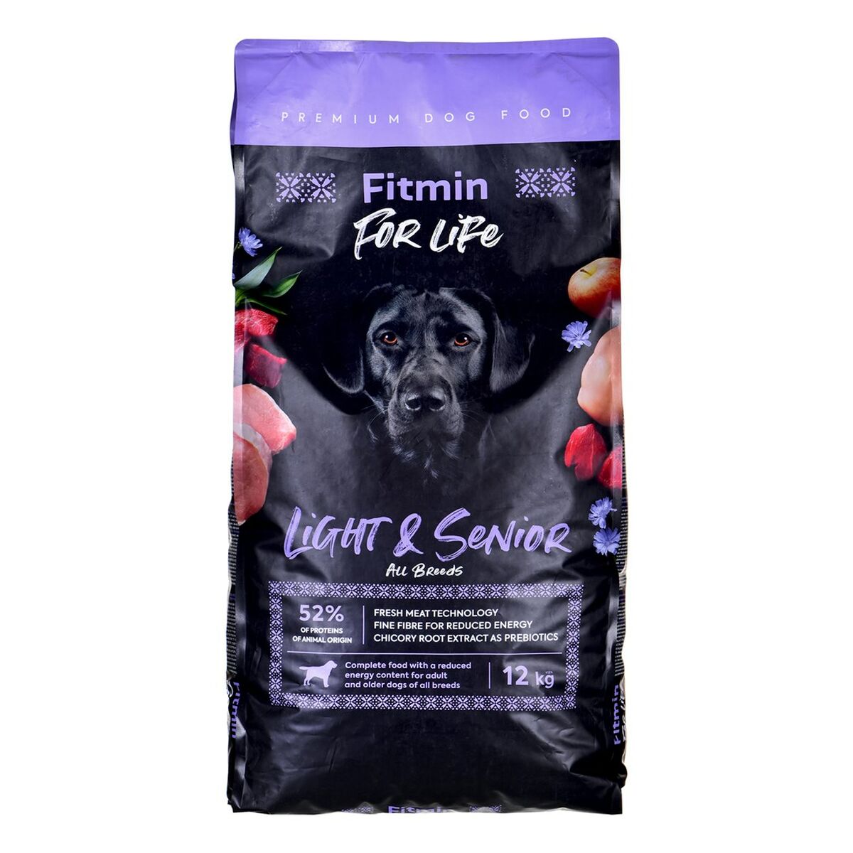 Io penso Fitmin Light & Senior Adulto Carne di vitello Uccelli Maiale 12 kg