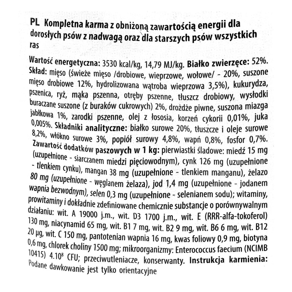 Io penso Fitmin Light & Senior Adulto Carne di vitello Uccelli Maiale 12 kg