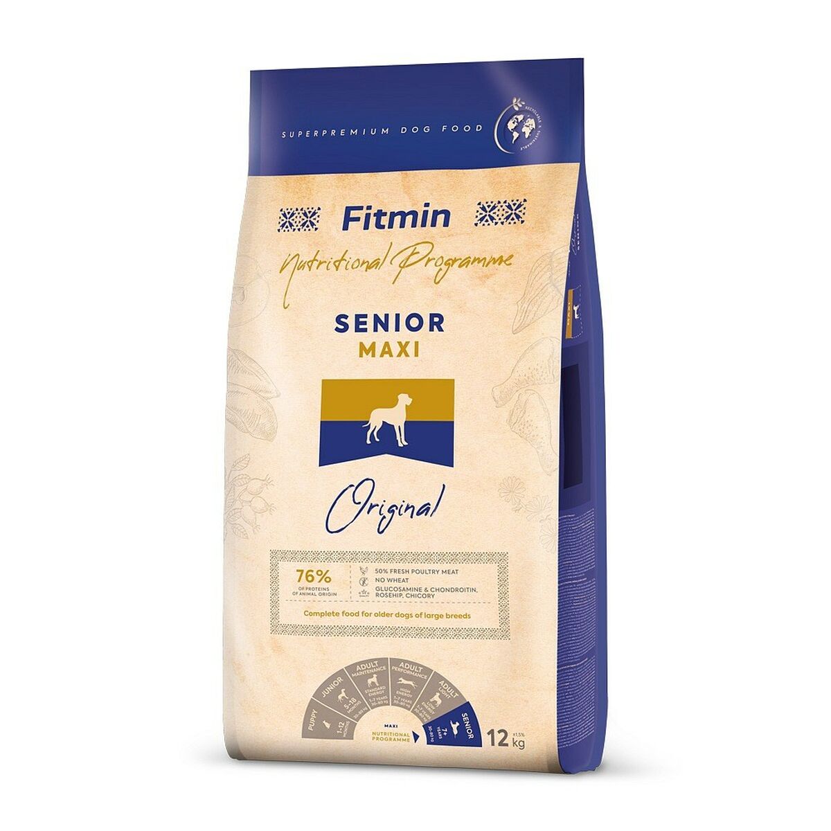 Io penso Fitmin Senior Maxi Anziano Uccelli 12 kg