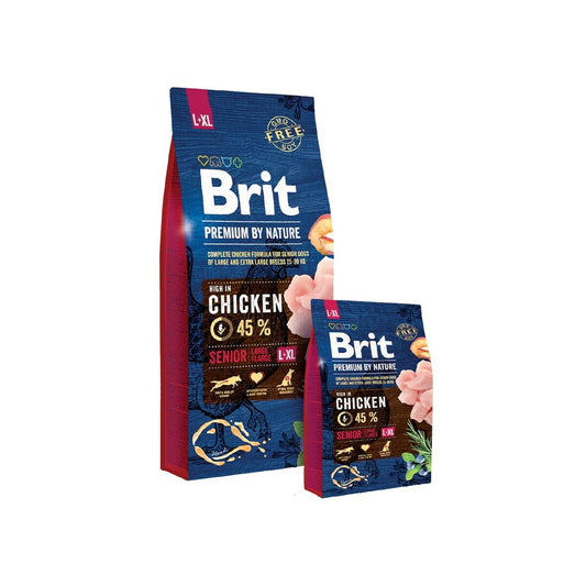 Io penso Brit Premium by Nature Senior L+XL Anziano Mela Pollo Mais 20-40 Kg 15 kg