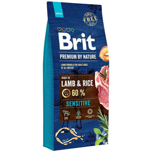 Io penso Brit Premium by Nature Sensitive Adulto Agnello Riso 15 kg