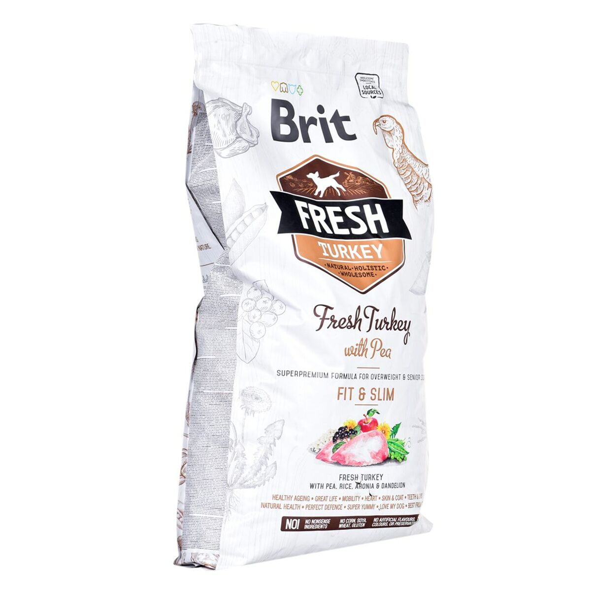 Io penso Brit Fresh Adulto Tacchino Piselli 12 kg