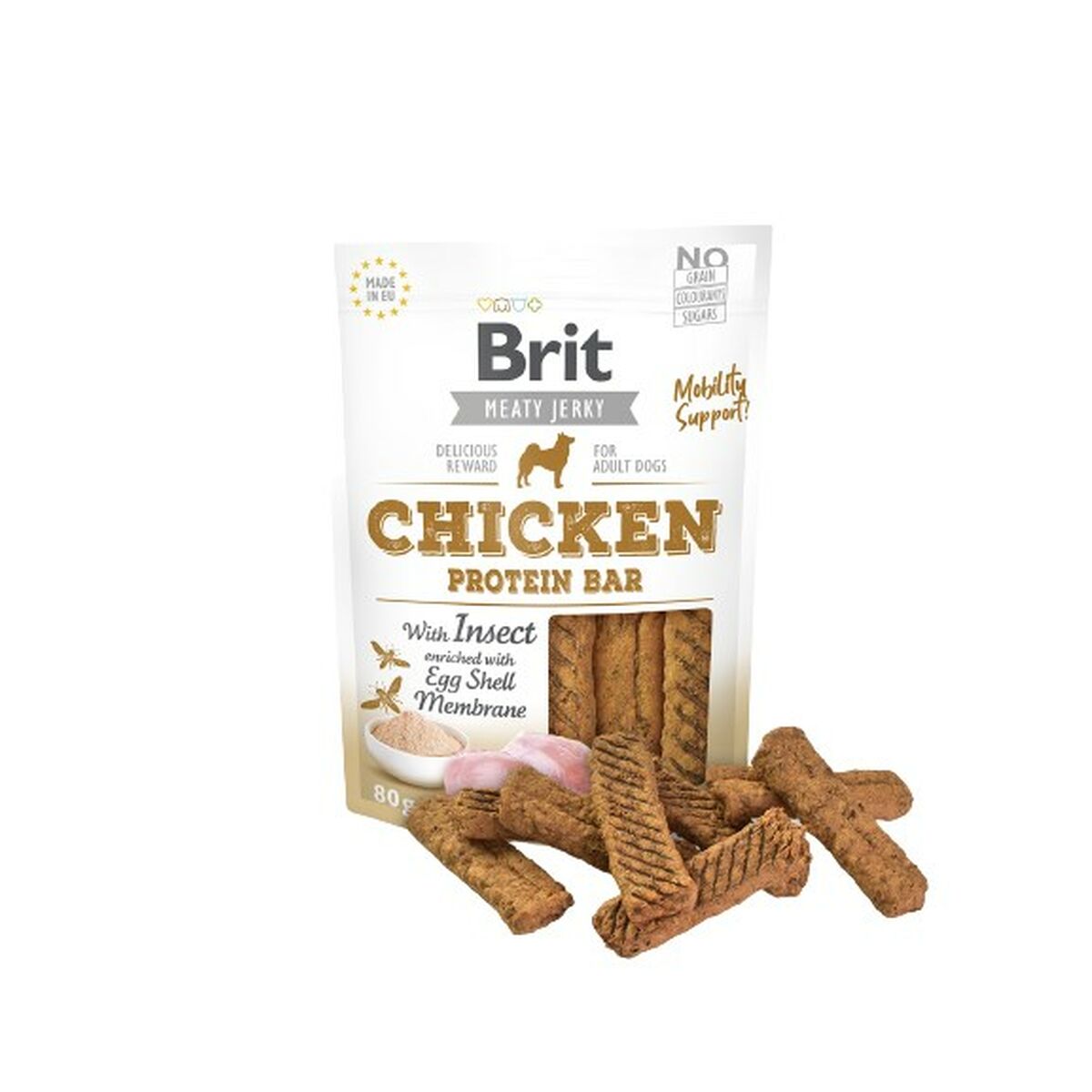 Snack per Cani Brit Jerky Snack Pollo 80 g