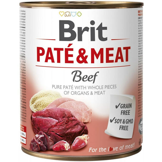 Cibo umido Brit Paté & Meat Tacchino Carne di vitello 800 g