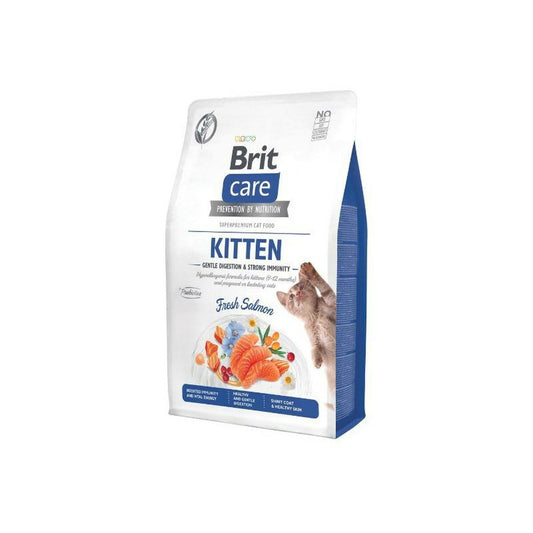 Cibo per gatti Brit Grain-Free Kitten Immunity Salmone 7 kg
