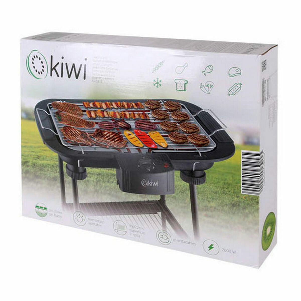 Barbecue Elettrico Kiwi 2000 W