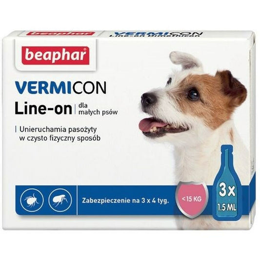 Anti-parassiti Beaphar Vermicon Line-On S 3 x 1,5 ml