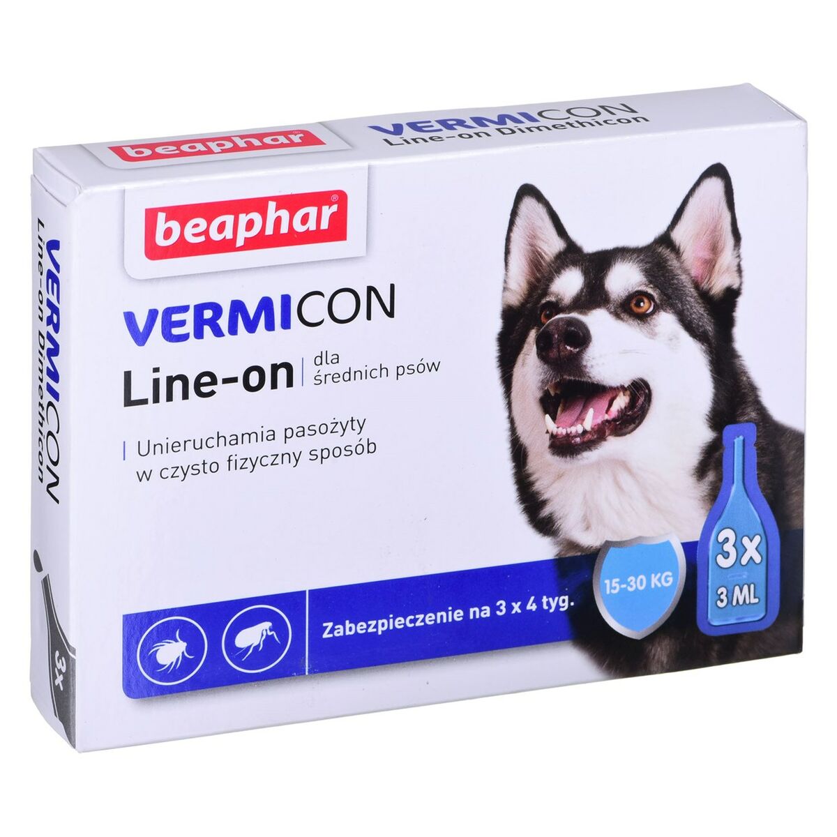 Integratore Alimentare Beaphar VERMIcon Line-on Dog M Anti-parassiti