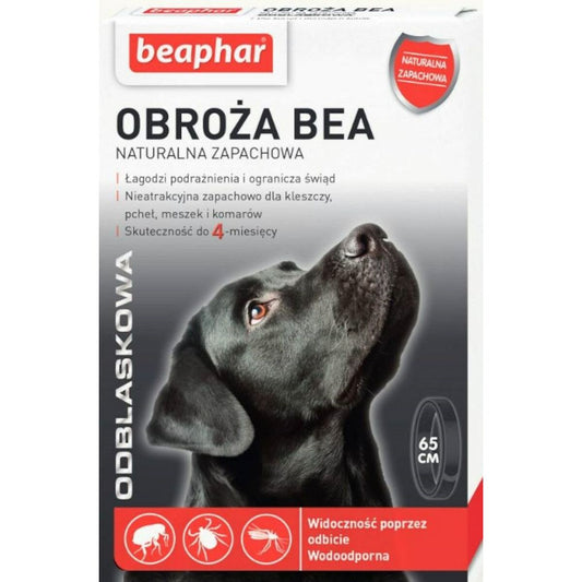 Collare per Cani Beaphar 65 cm Pulci e zecche Nero Grigio scuro