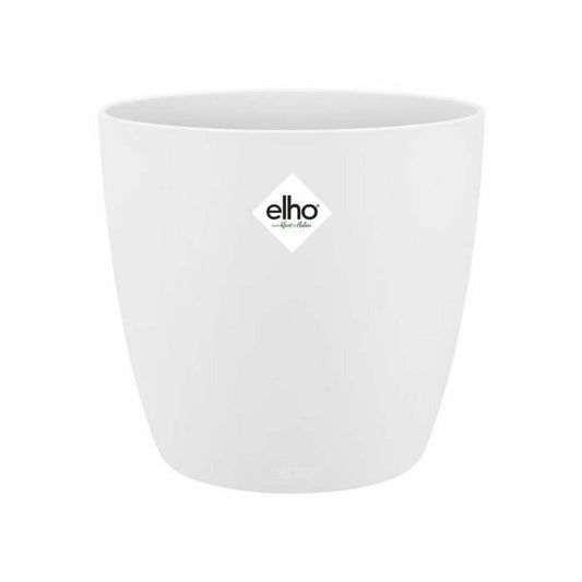 Vaso Elho Bianco Plastica Rotondo