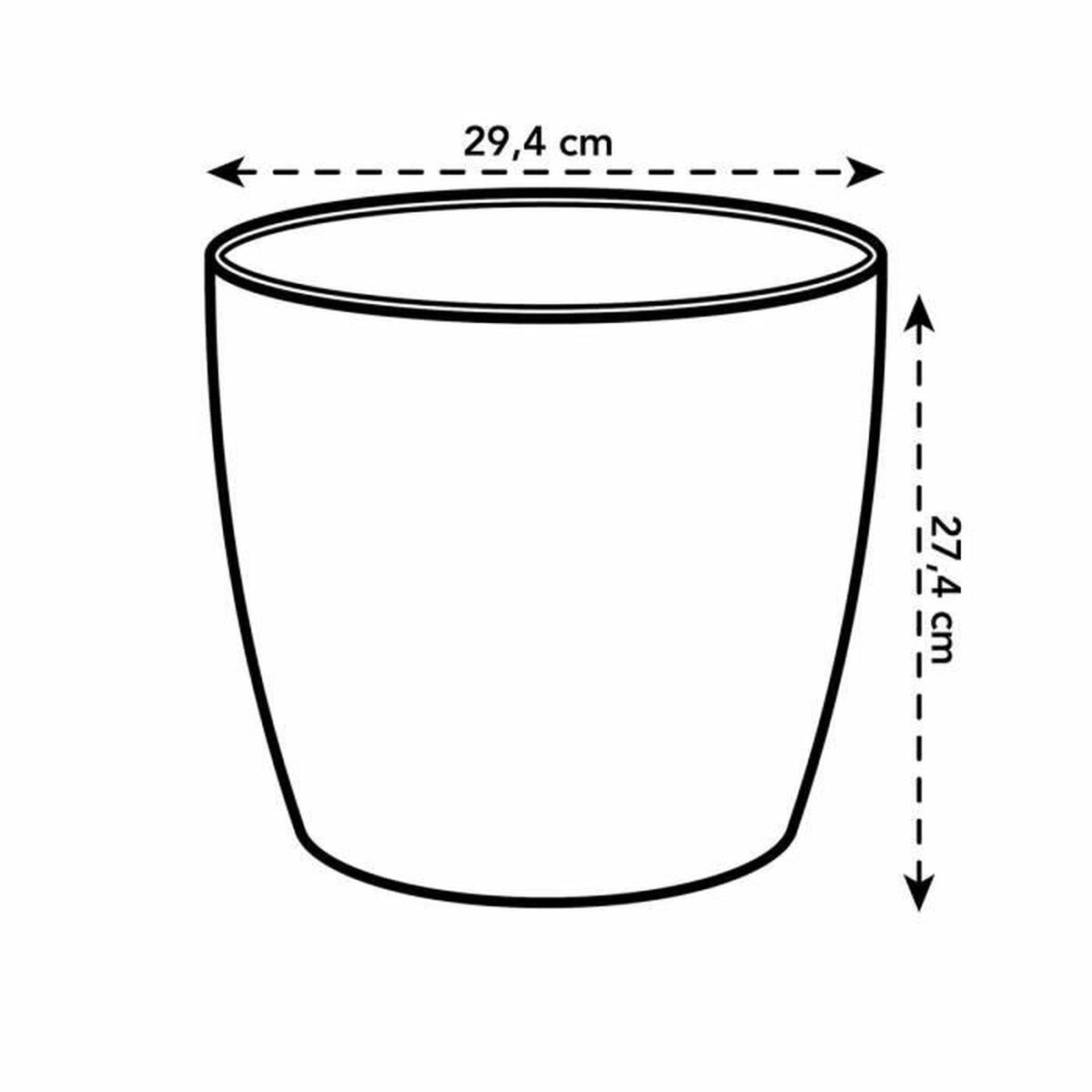 Vaso Elho 5642723015000 Bianco polipropilene Plastica Rotondo