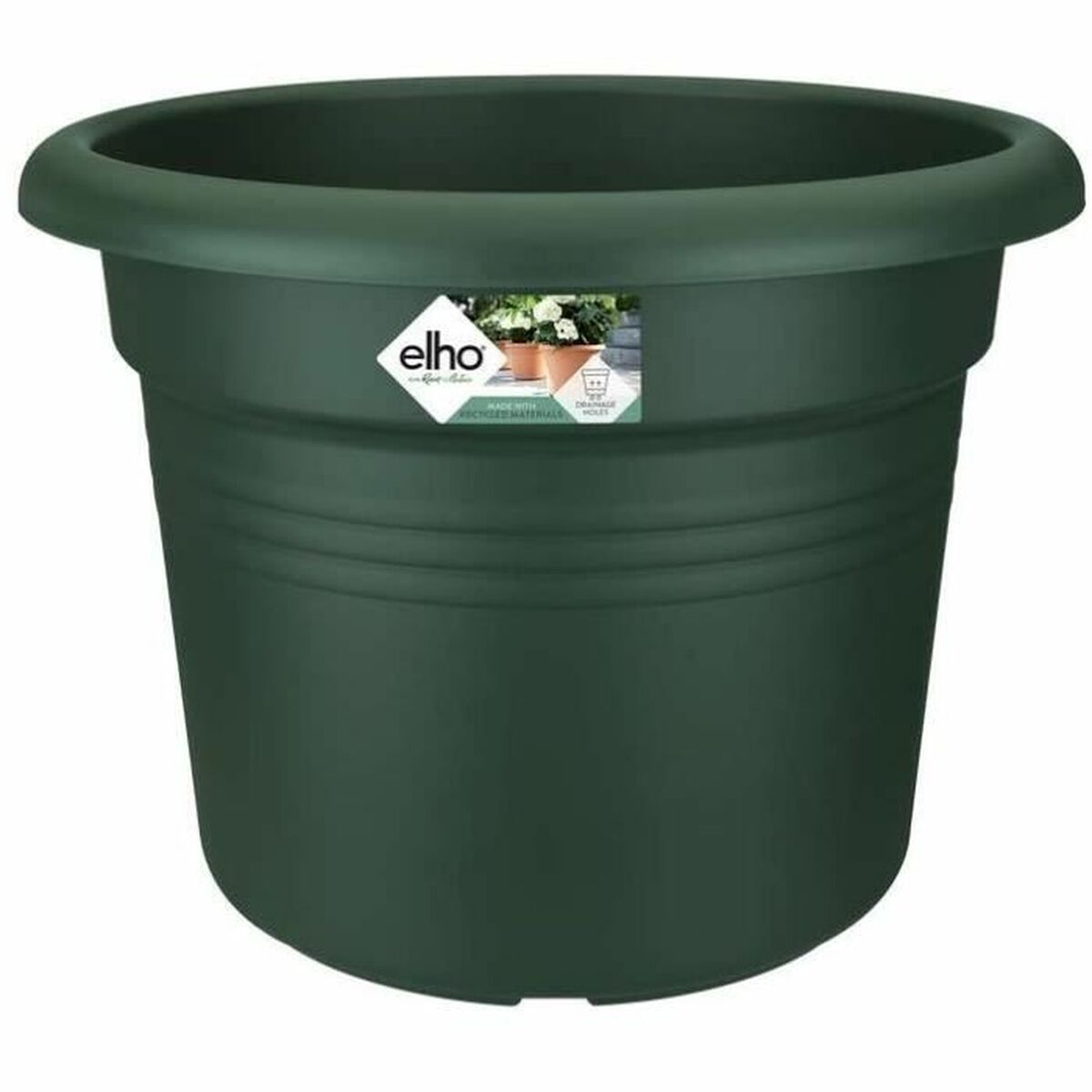 Vaso Elho   Rotonda Verde Plastica Ø 40 cm