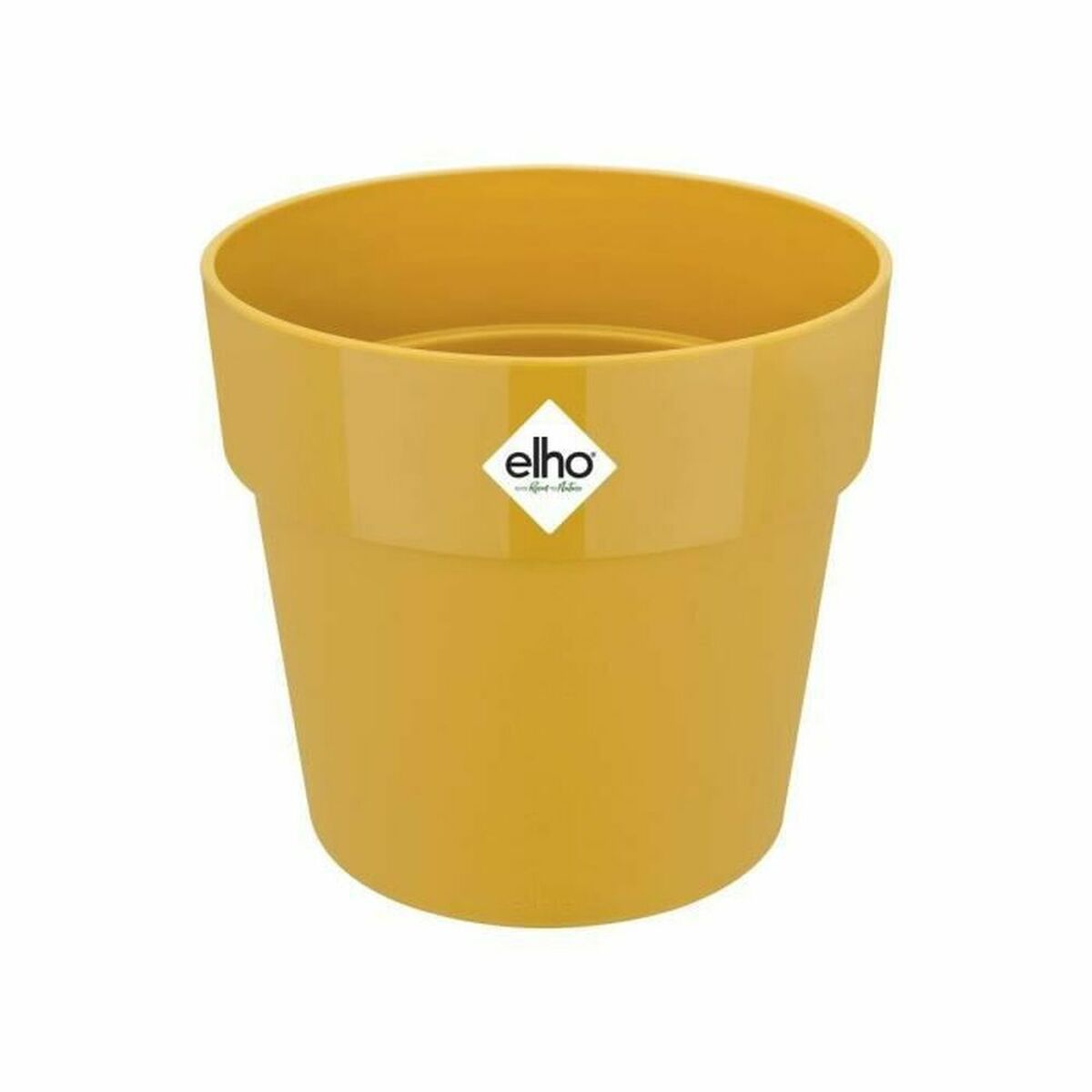 Vaso Elho 9262302511800 Ocra Plastica Rotondo Ø 24,7 x 23,2 cm