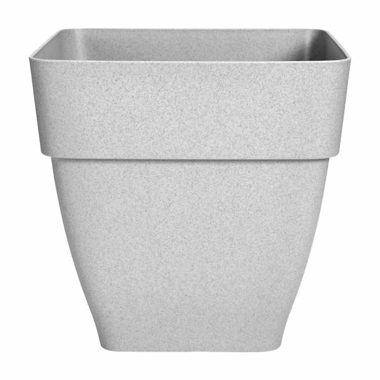 Vaso Elho Ø 36 cm Grigio Plastica Quadrato Moderno