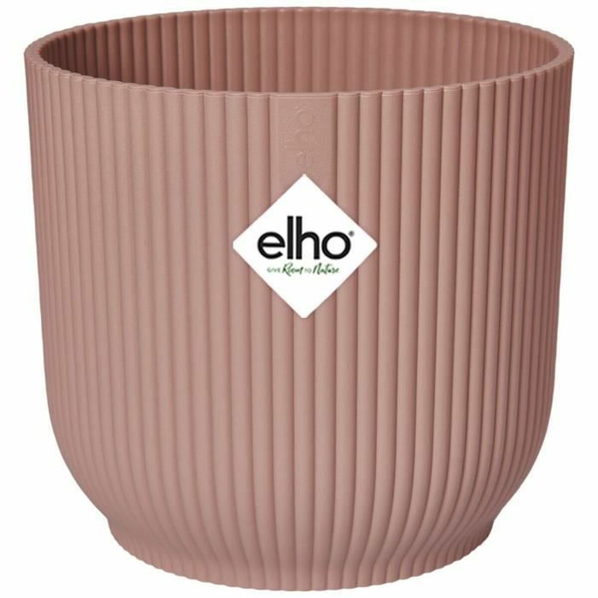 Vaso Elho   Rotonda Rosa Plastica