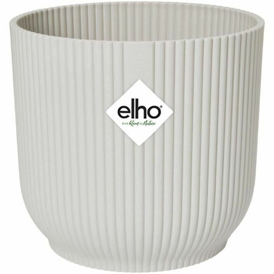 Vaso Elho   Ø 22 cm Bianco Plastica Rotonda