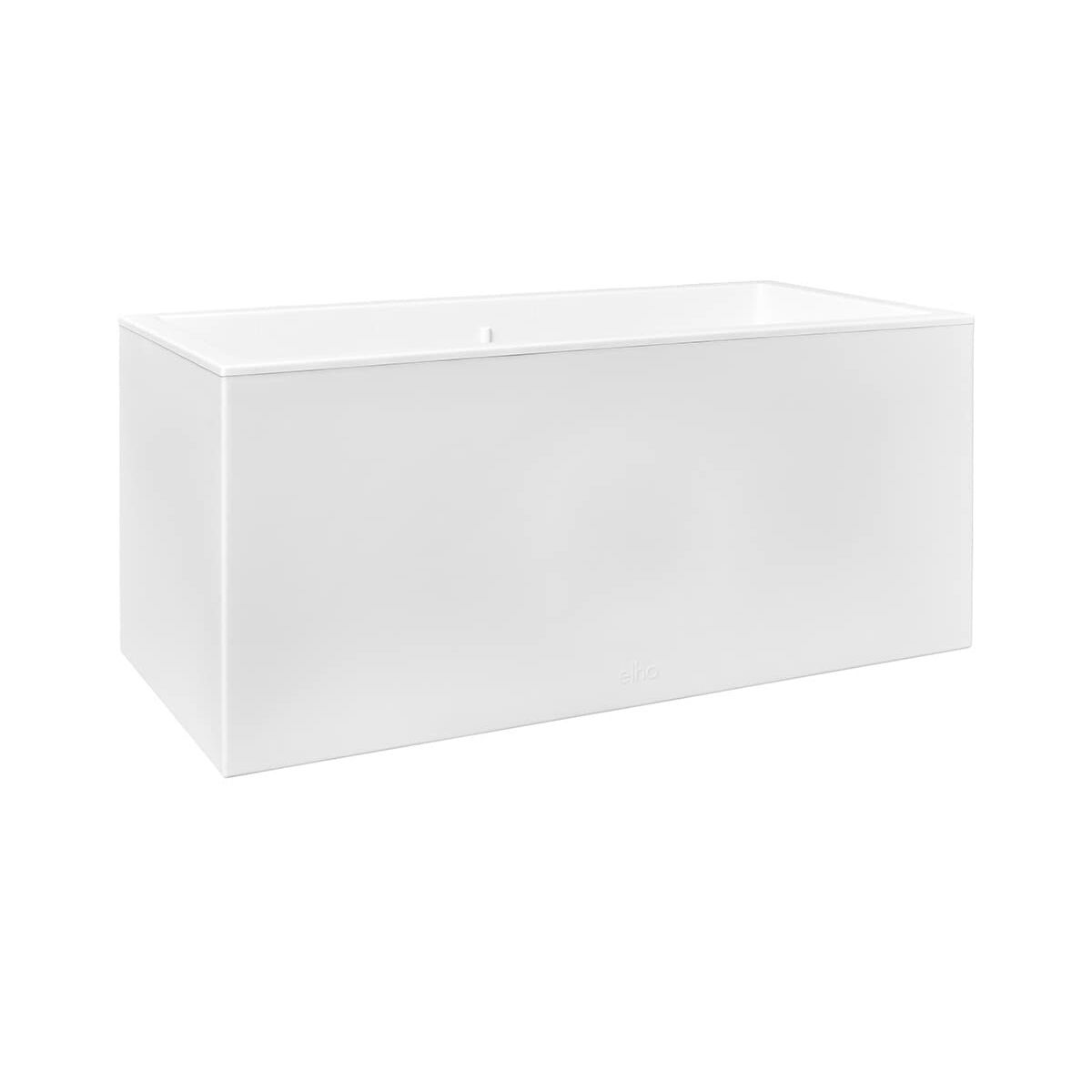 Vaso Elho 59 x 30 x 29 cm Bianco Plastica Rettangolare Moderno