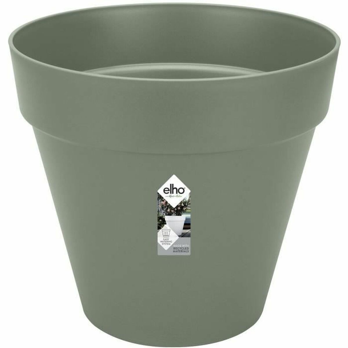 Vaso Elho   Rotonda Verde Plastica Ø 40 cm