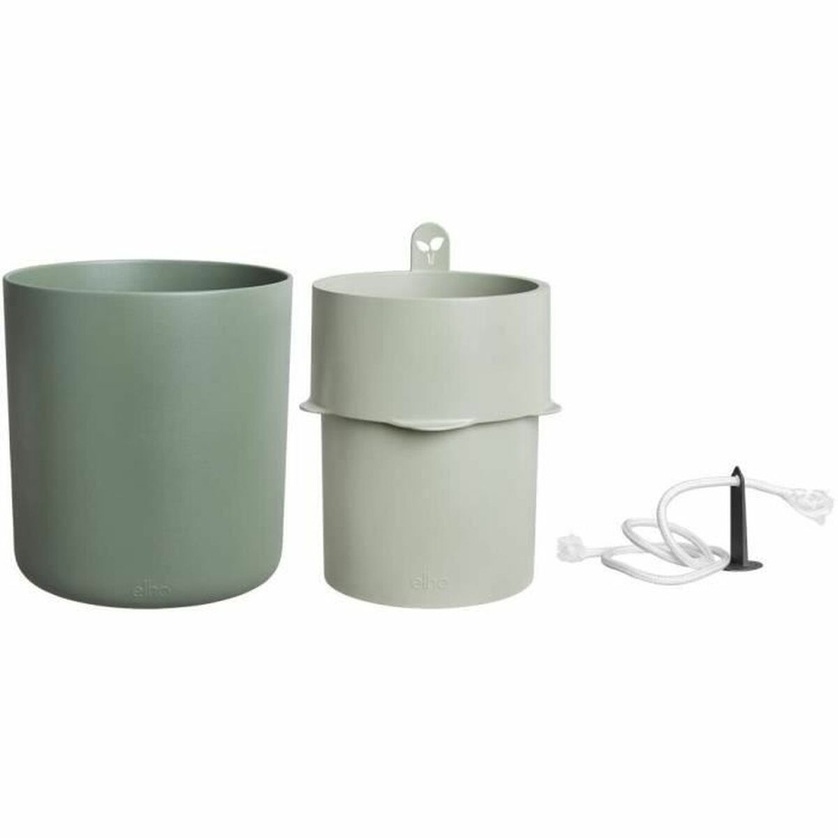 Vaso Elho Bouncy Basil  Rotonda Verde Plastica Ø 16 cm