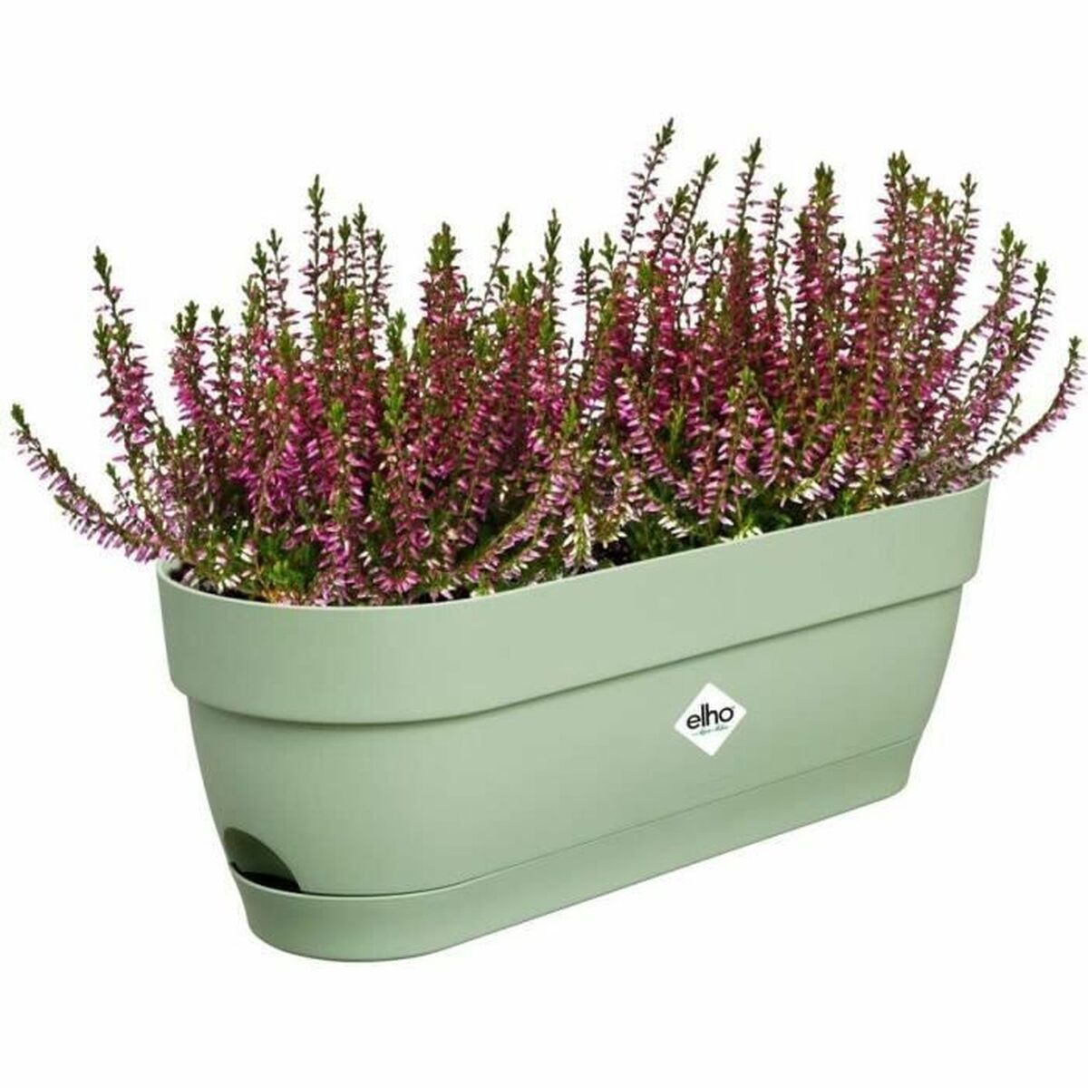 Vaso rettangolare da Balcone Elho   50 cm Verde Plastica