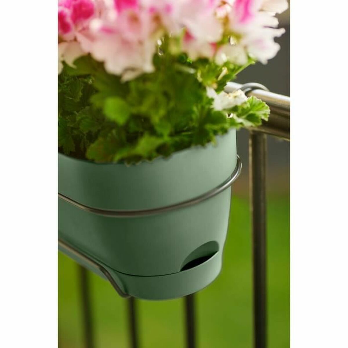 Vaso rettangolare da Balcone Elho   70 cm Verde Plastica