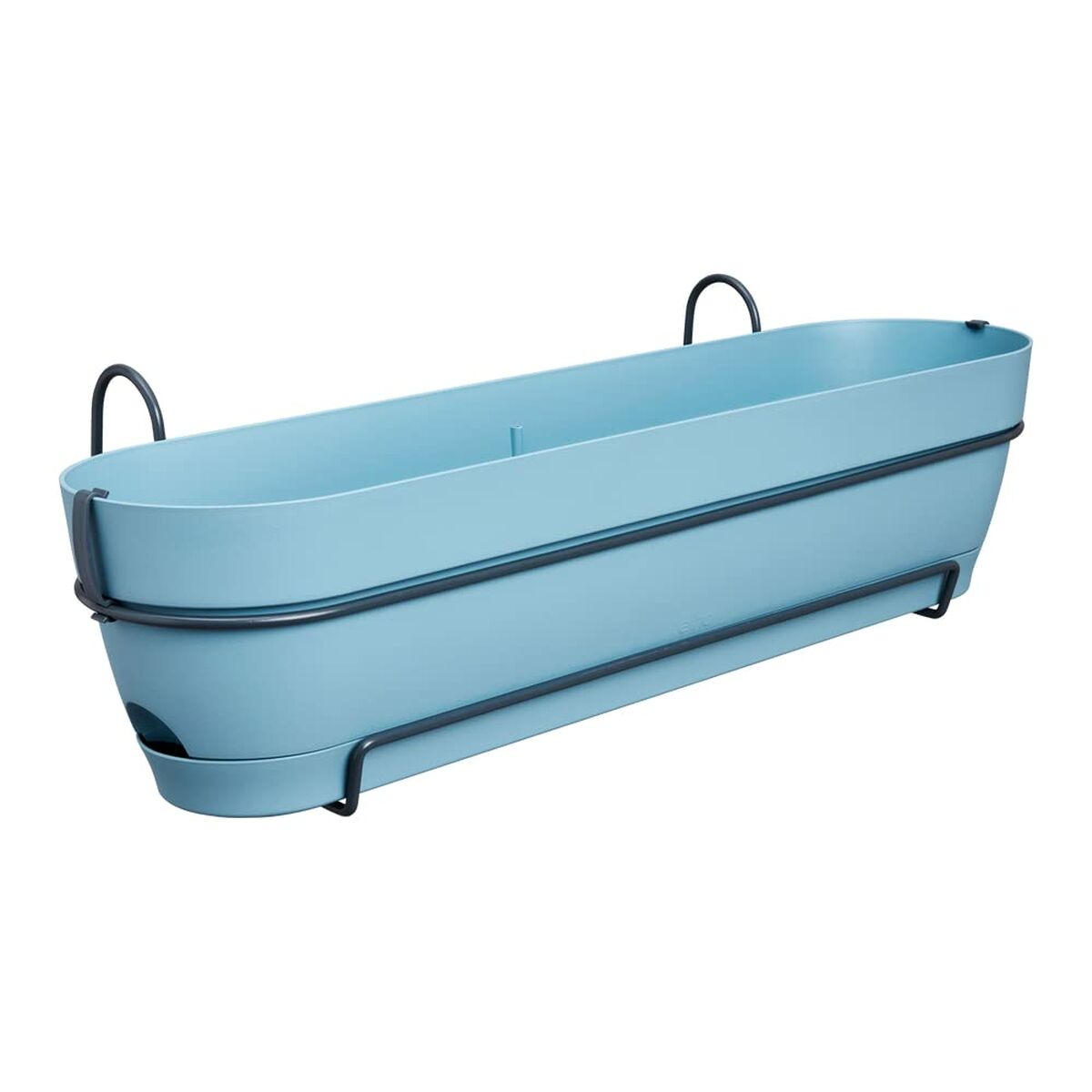 Vaso rettangolare da Balcone Elho   70 cm Azzurro Plastica