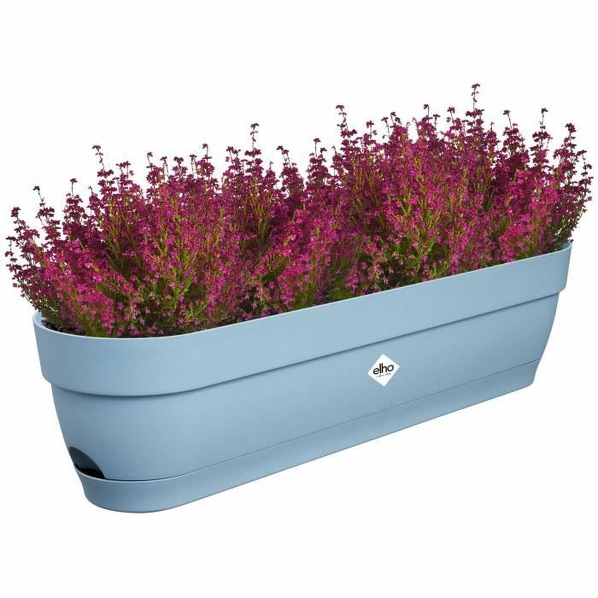 Vaso rettangolare da Balcone Elho   70 cm Azzurro Plastica