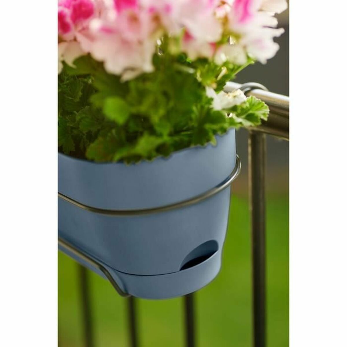 Vaso rettangolare da Balcone Elho   70 cm Azzurro Plastica